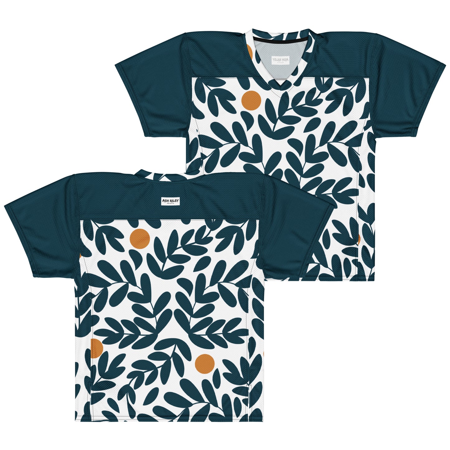EUCALYPTUS Leaf American football jersey - ASHRILEYPRINTS