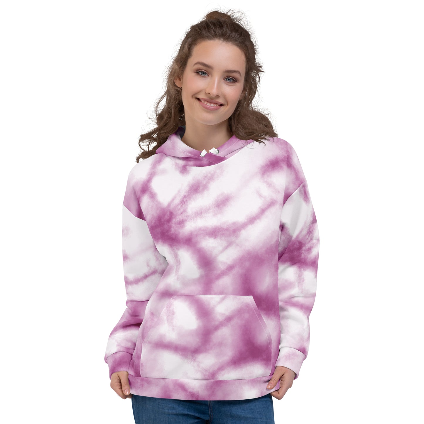 TIE DYE Purple Unisex Hoodie