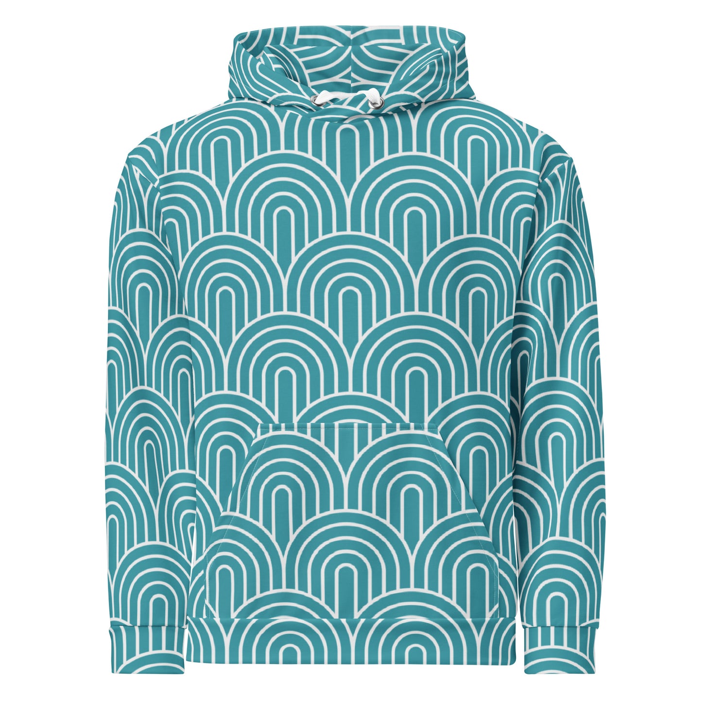 GEOMETRIC Blue Unisex Hoodie