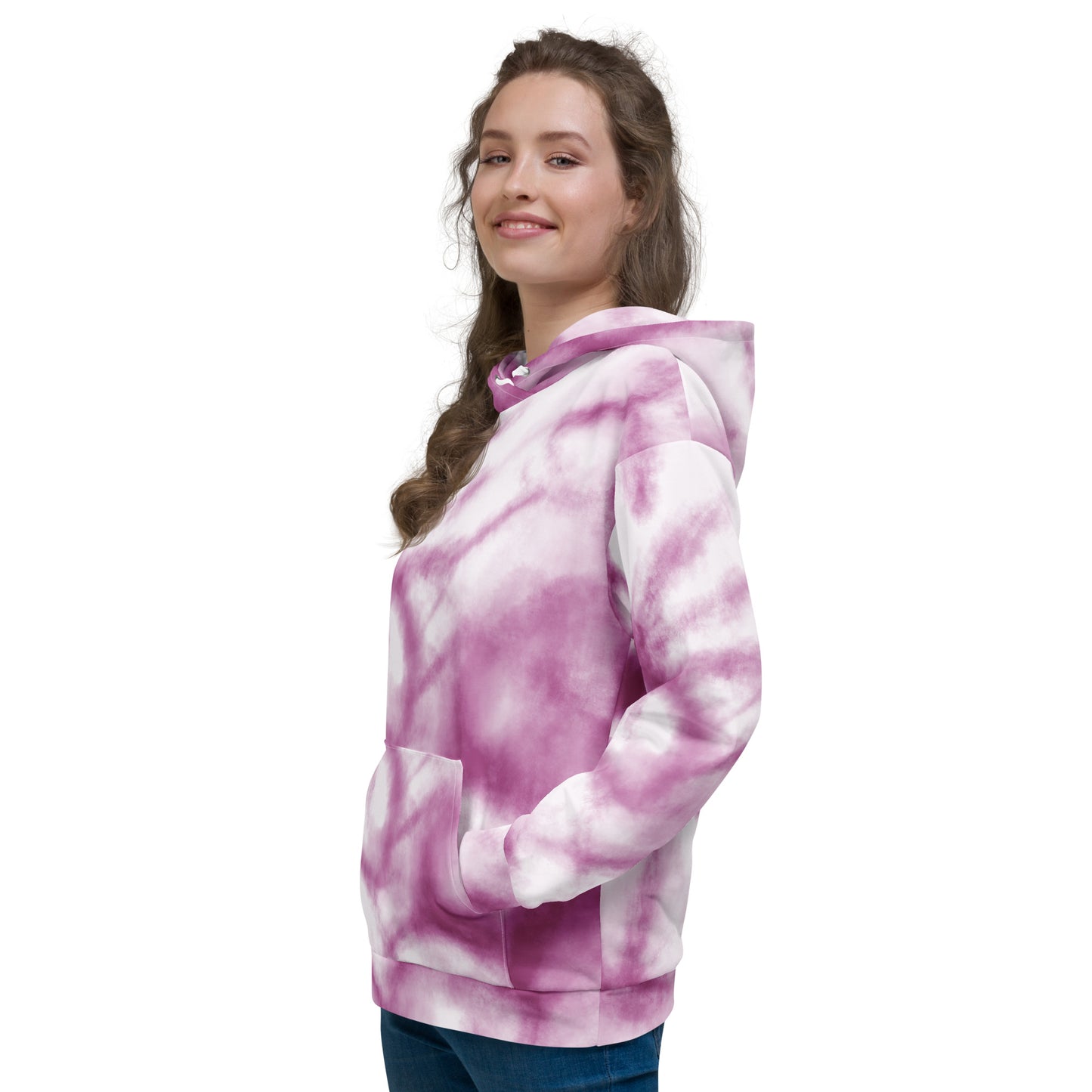 TIE DYE Purple Unisex Hoodie