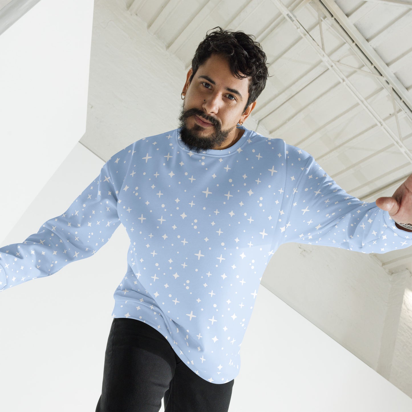 SPARKLES BLUE Unisex Sweatshirt