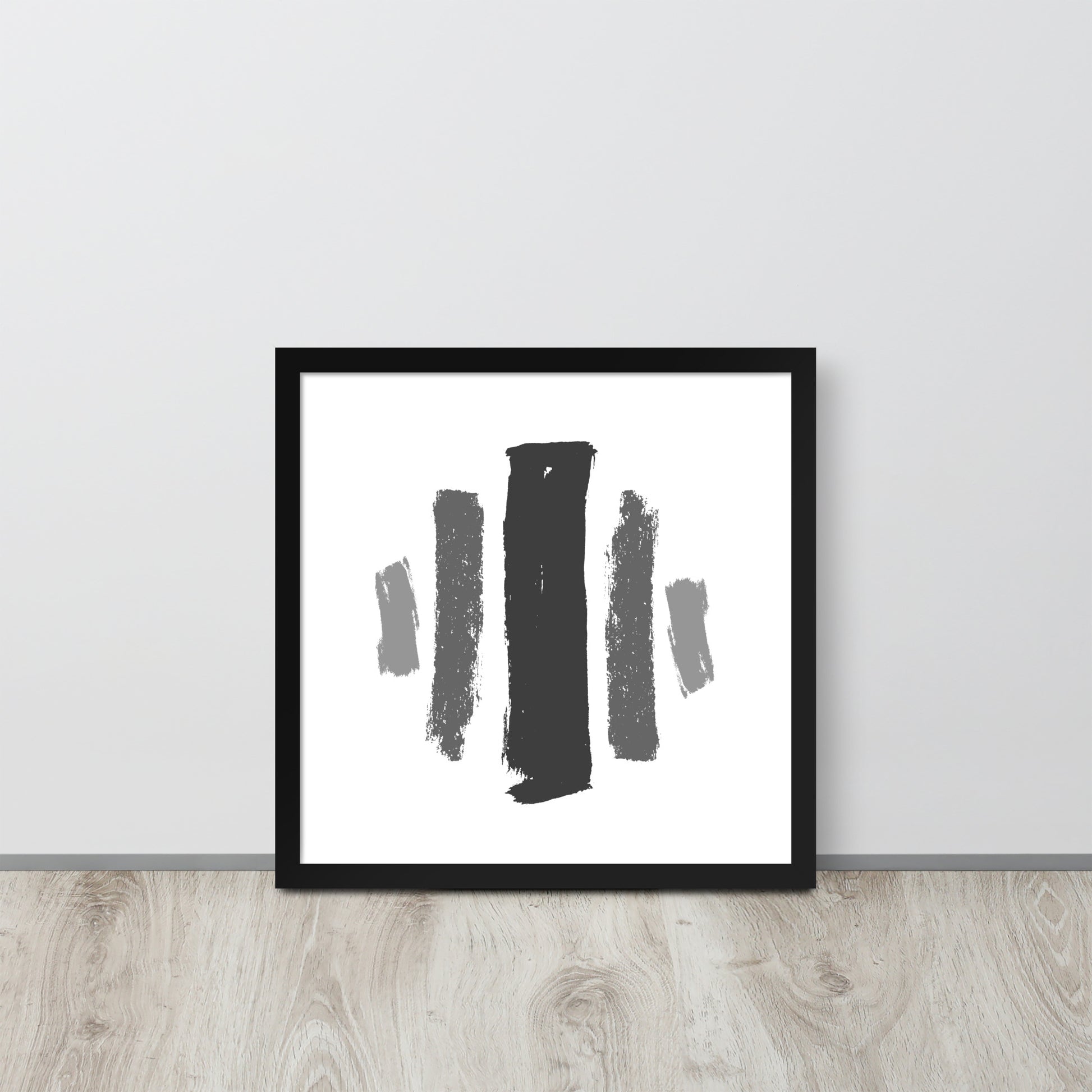 ABSTRACT BRUSH STROKES Framed poster - ASHRILEYPRINTS