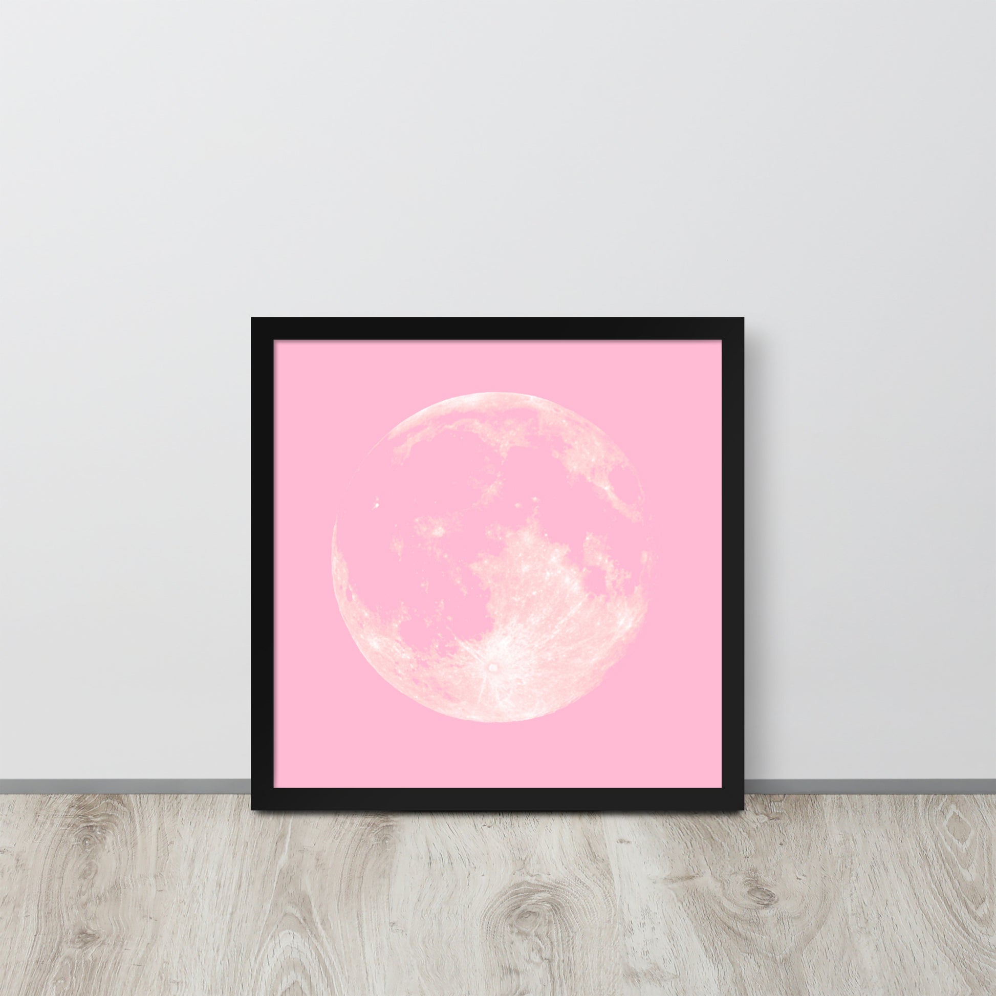 PINK MOON Framed poster - ASHRILEYPRINTS