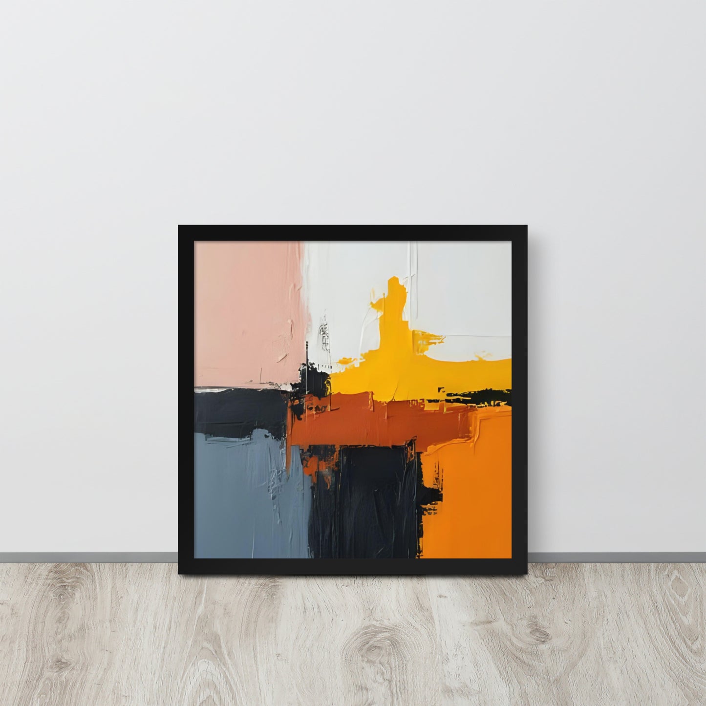 ABSTRACT PAINT Framed poster - AI Generated - ASHRILEYPRINTS