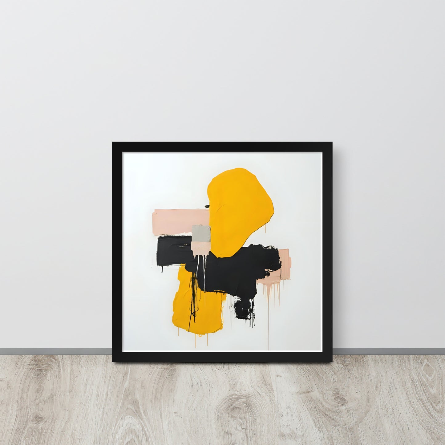 ABSTRACT SHAPES Framed poster - ASHRILEYPRINTS