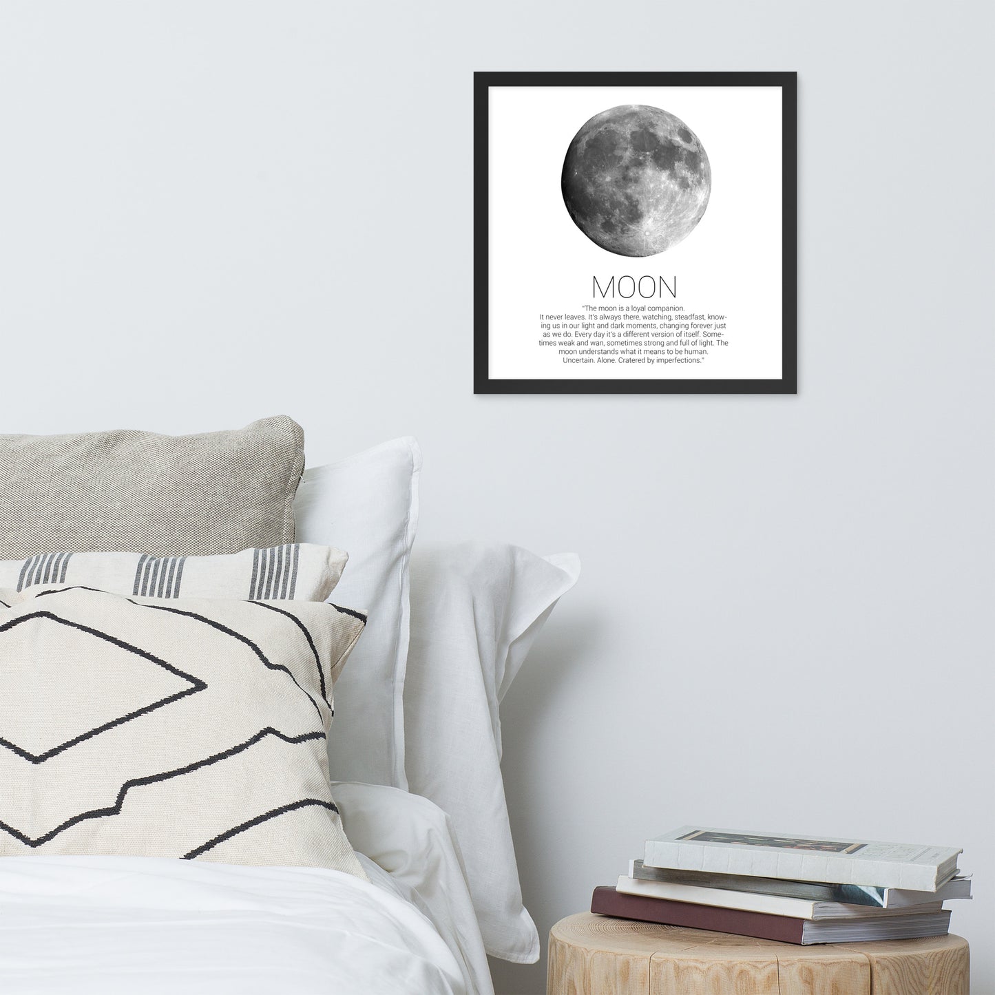 MOON Framed poster - ASHRILEYPRINTS