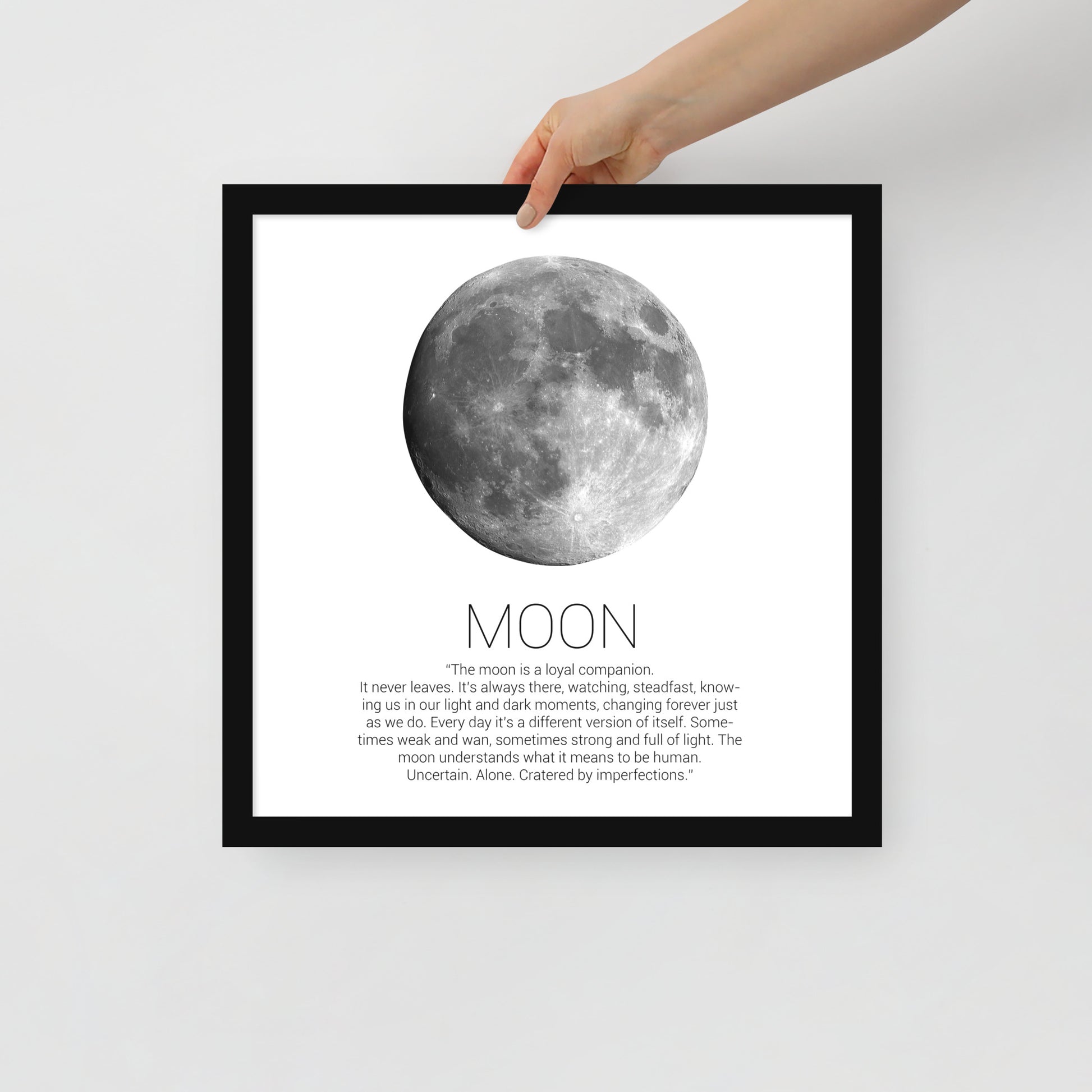 MOON Framed poster - ASHRILEYPRINTS