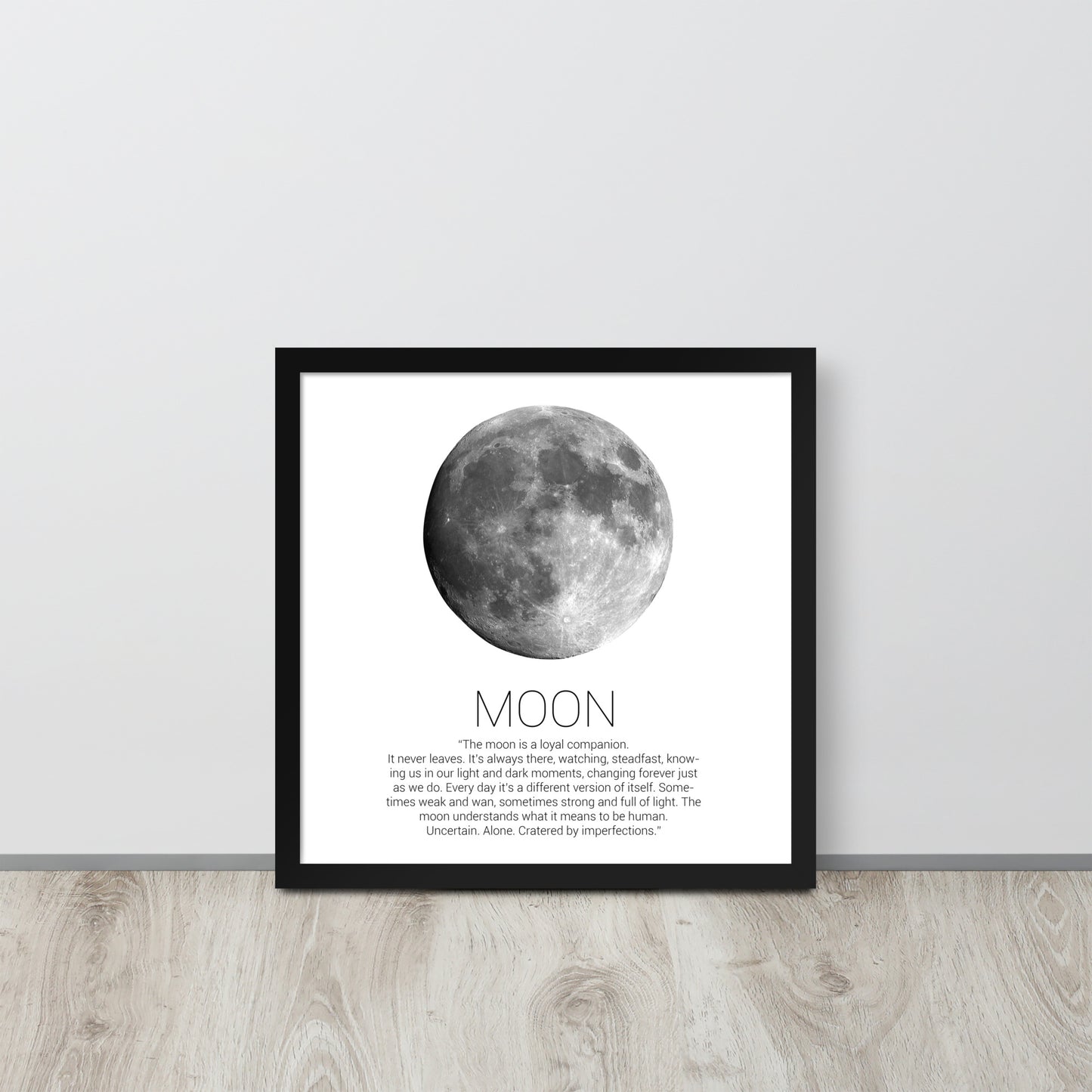 MOON Framed poster - ASHRILEYPRINTS