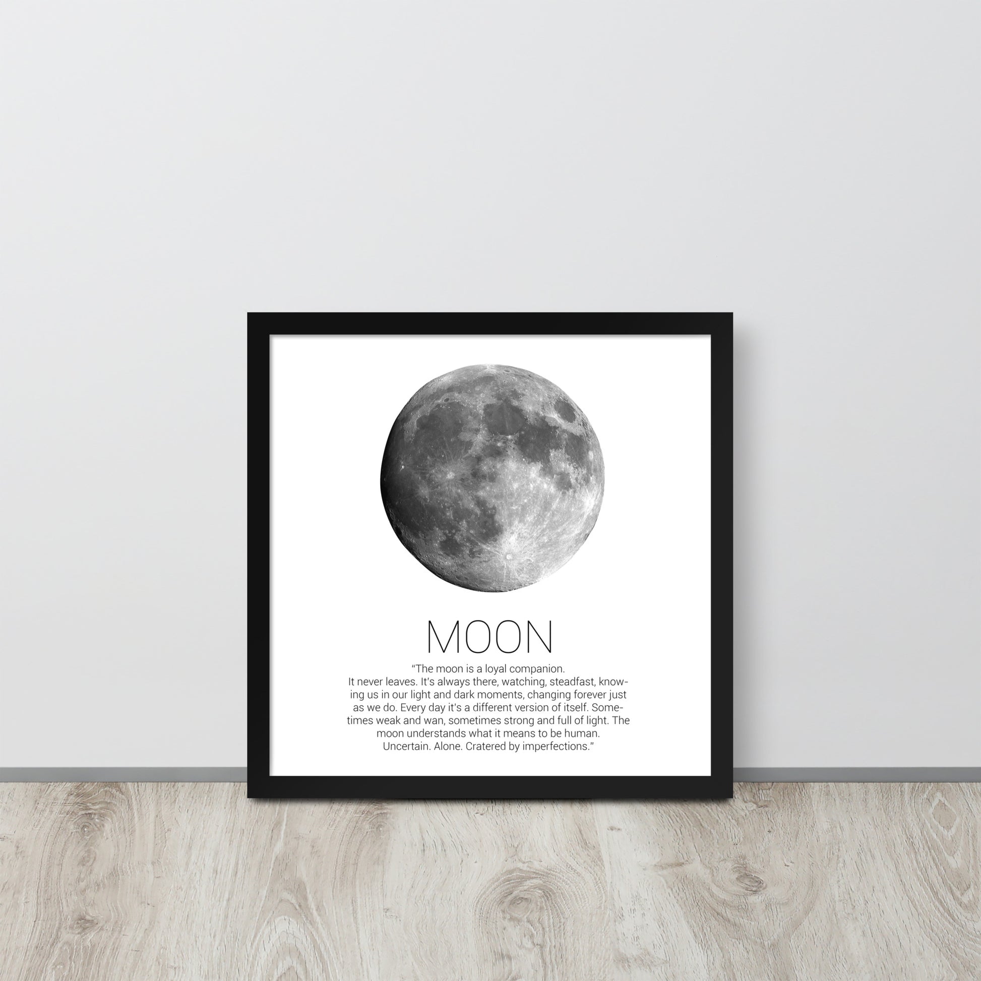 MOON Framed poster - ASHRILEYPRINTS