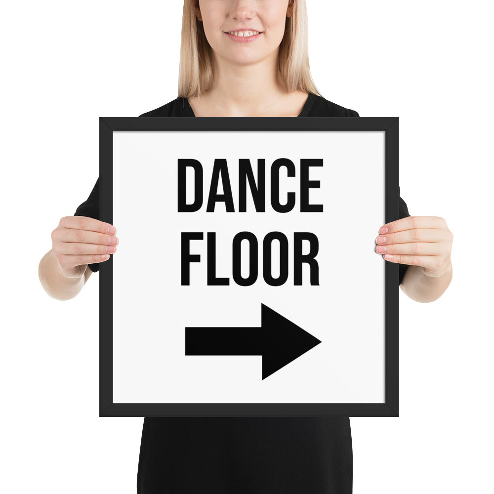 DANCE FLOOR Framed poster - ASHRILEYPRINTS