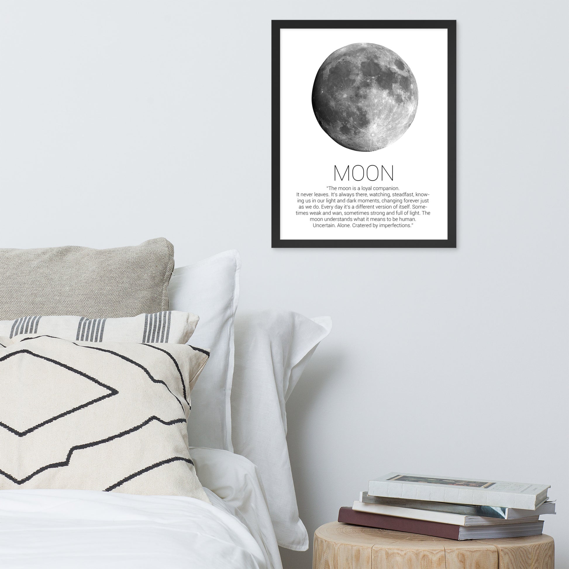 MOON Framed poster - ASHRILEYPRINTS