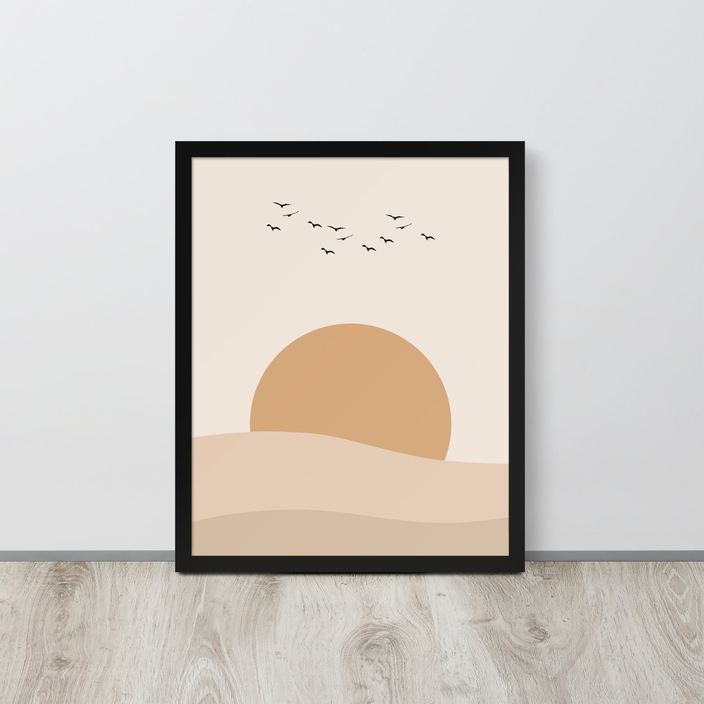 DESERT SUNSET Framed poster