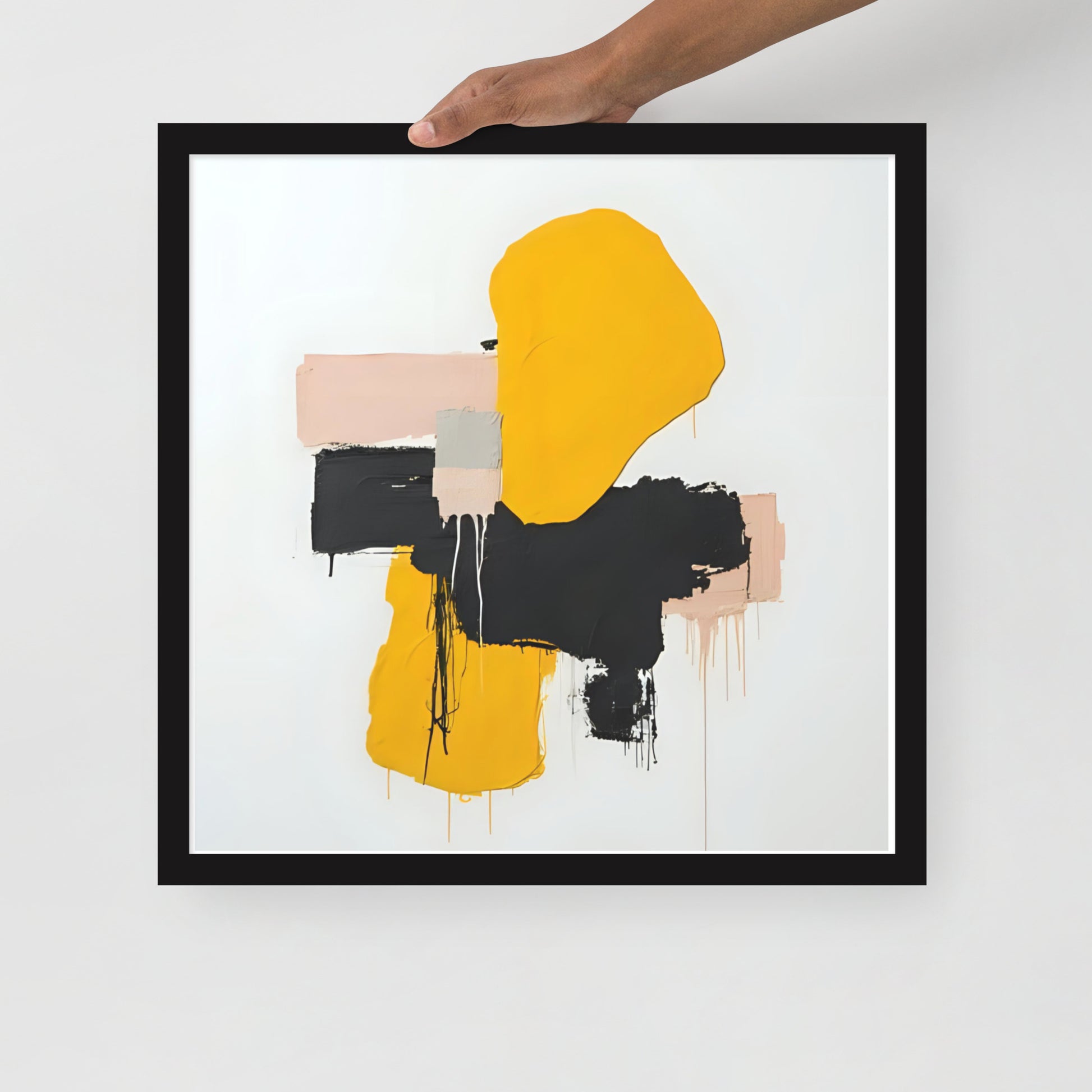 ABSTRACT SHAPES Framed poster - ASHRILEYPRINTS