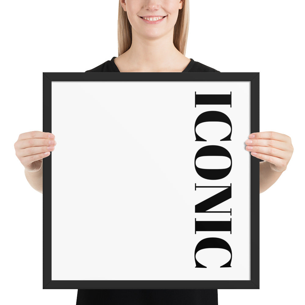 ICONIC Framed poster - ASHRILEYPRINTS
