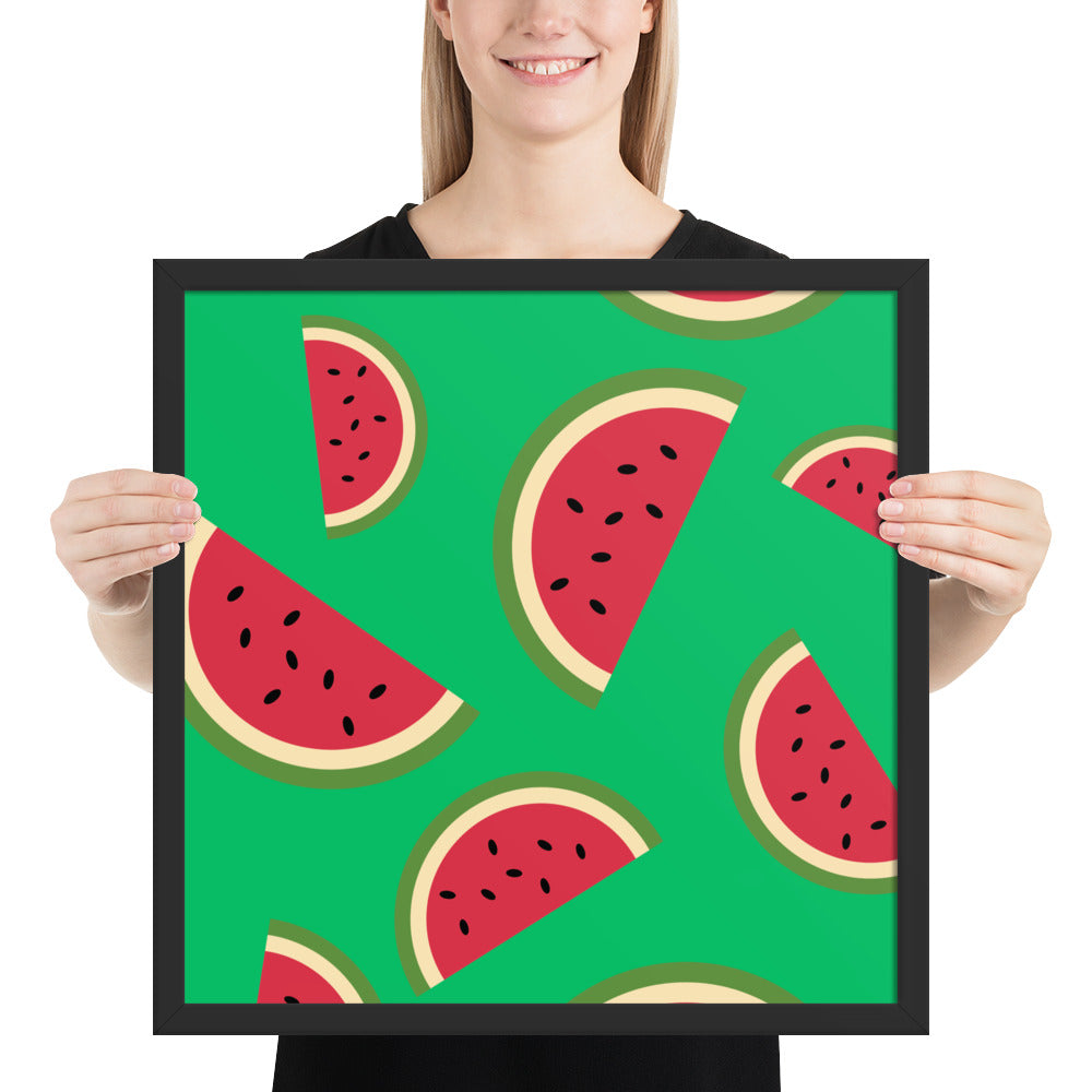 WATERMELON Framed poster - ASHRILEYPRINTS
