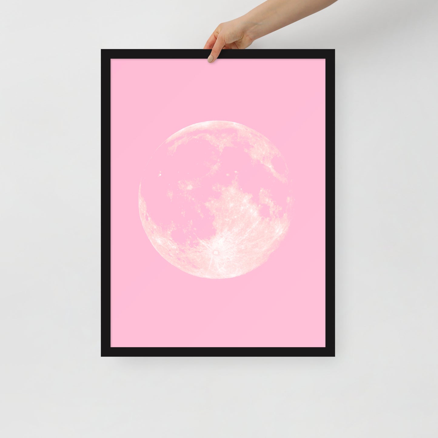 PINK MOON Framed poster - ASHRILEYPRINTS