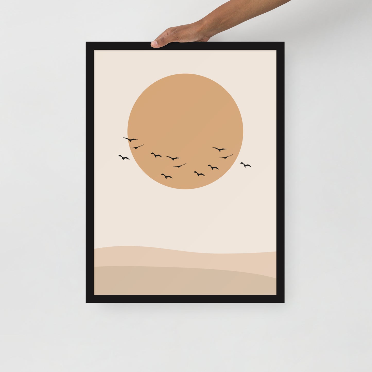 DESERT SUN Framed poster