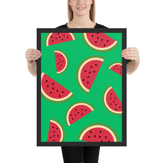 WATERMELON Framed poster - ASHRILEYPRINTS