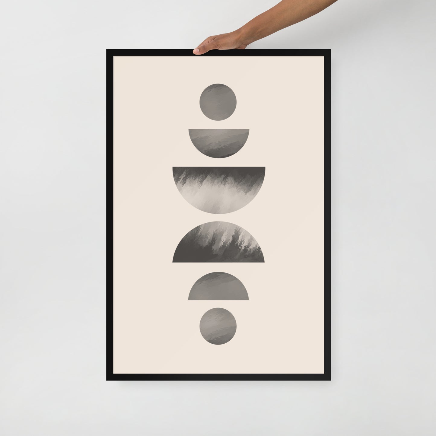 ABSTRACT CIRCLES Framed poster - ASHRILEYPRINTS