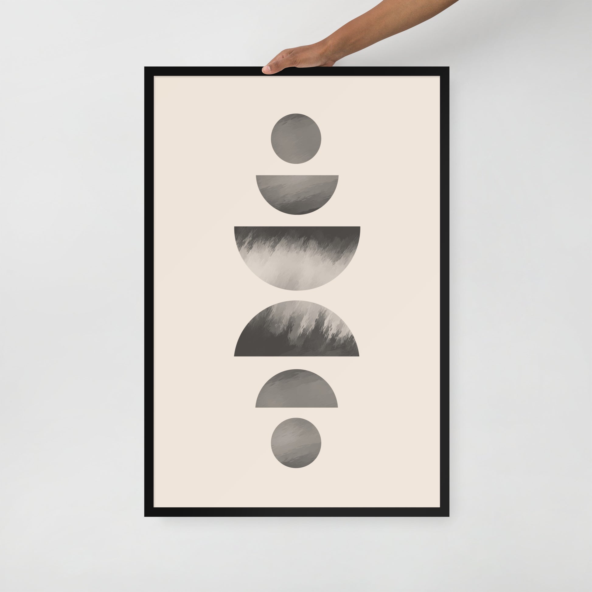 ABSTRACT CIRCLES Framed poster - ASHRILEYPRINTS