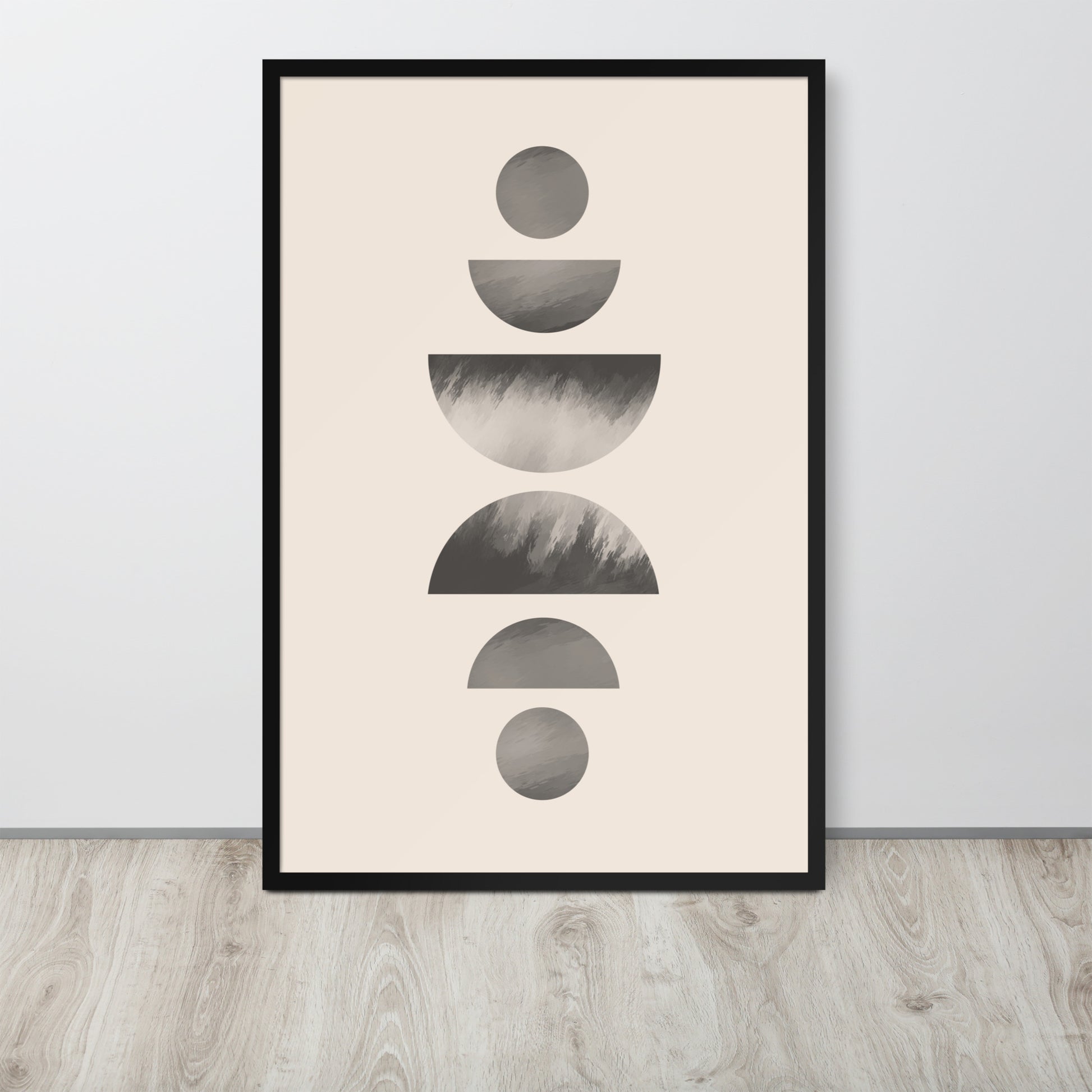ABSTRACT CIRCLES Framed poster - ASHRILEYPRINTS
