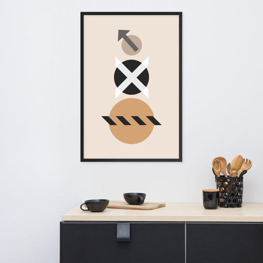 ABSTRACT VECTOR Framed poster - ASHRILEYPRINTS