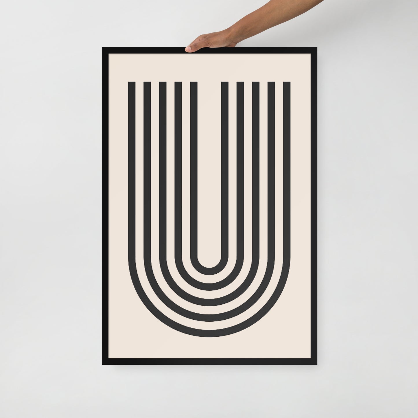 GEOMETRIC LINE Framed poster - ASHRILEYPRINTS