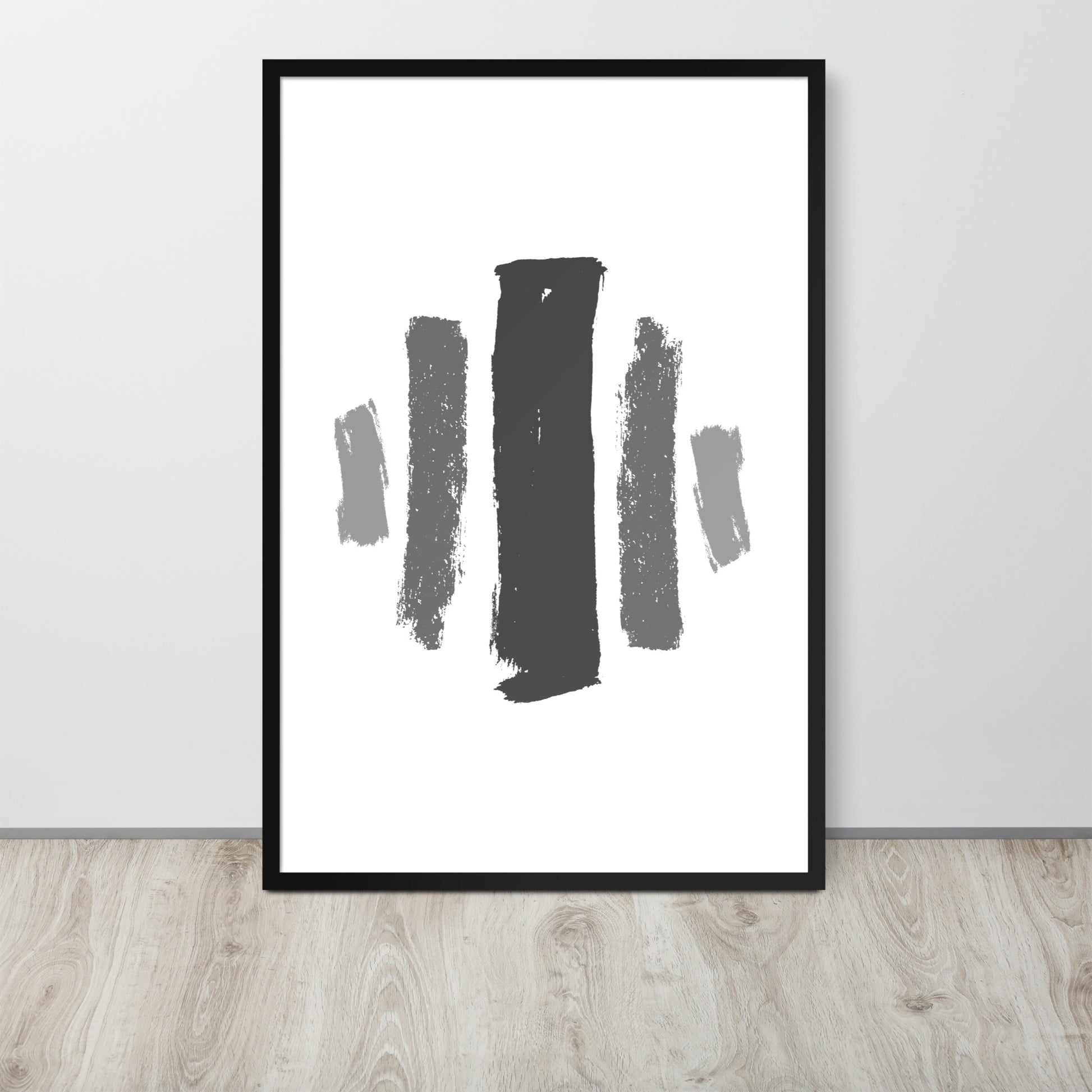 ABSTRACT BRUSH STROKES Framed poster - ASHRILEYPRINTS