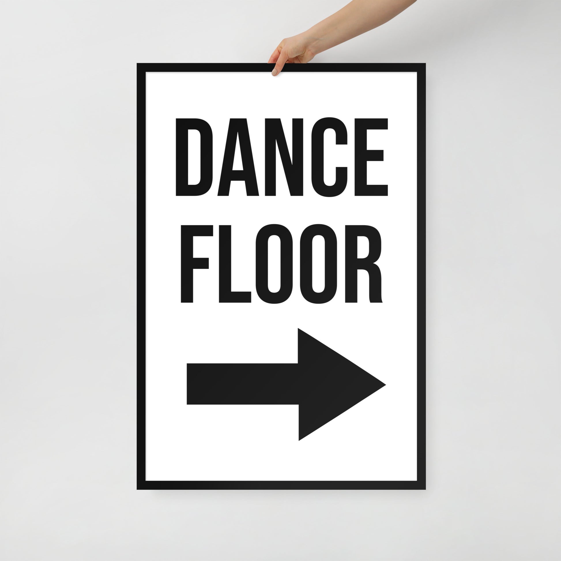 DANCE FLOOR Framed poster - ASHRILEYPRINTS