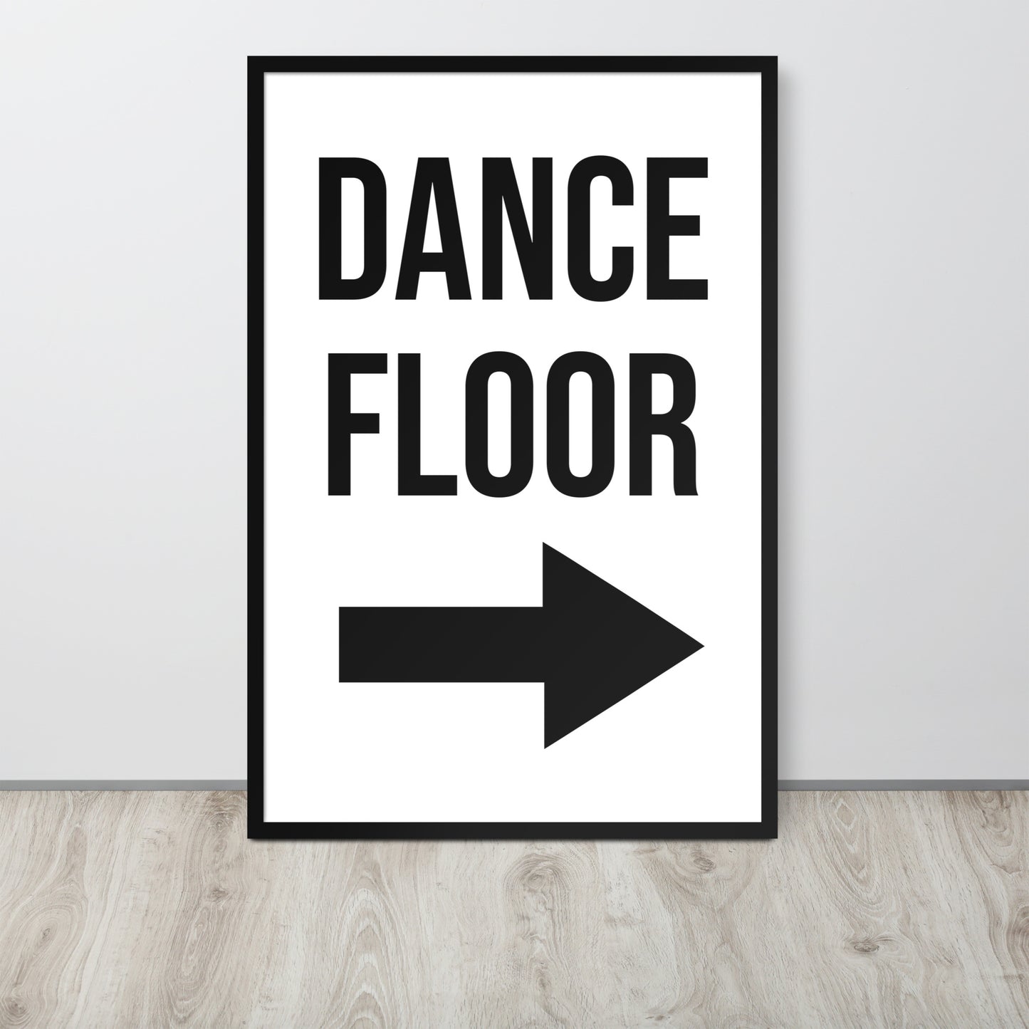 DANCE FLOOR Framed poster - ASHRILEYPRINTS