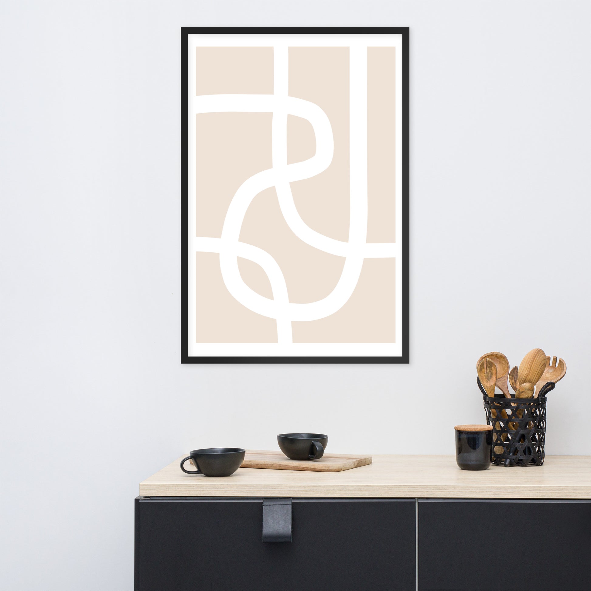 ABSTRACT ART Framed poster - ASHRILEYPRINTS
