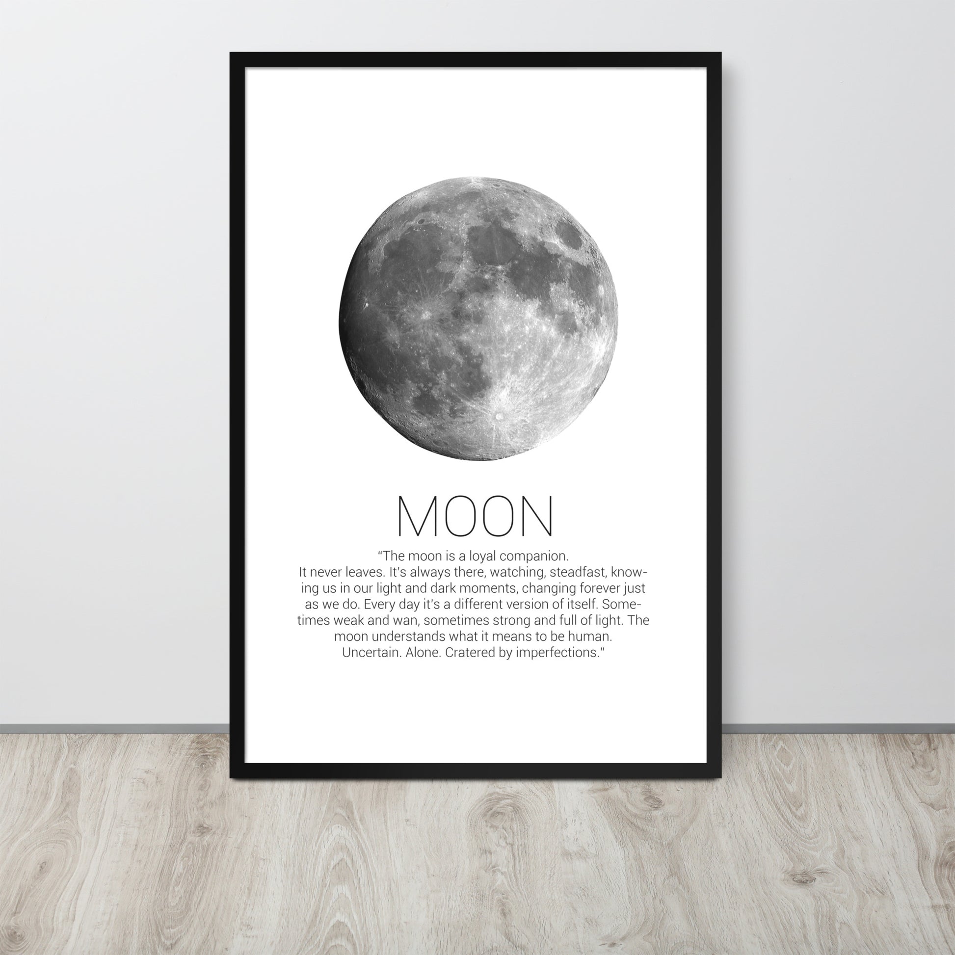 MOON Framed poster - ASHRILEYPRINTS