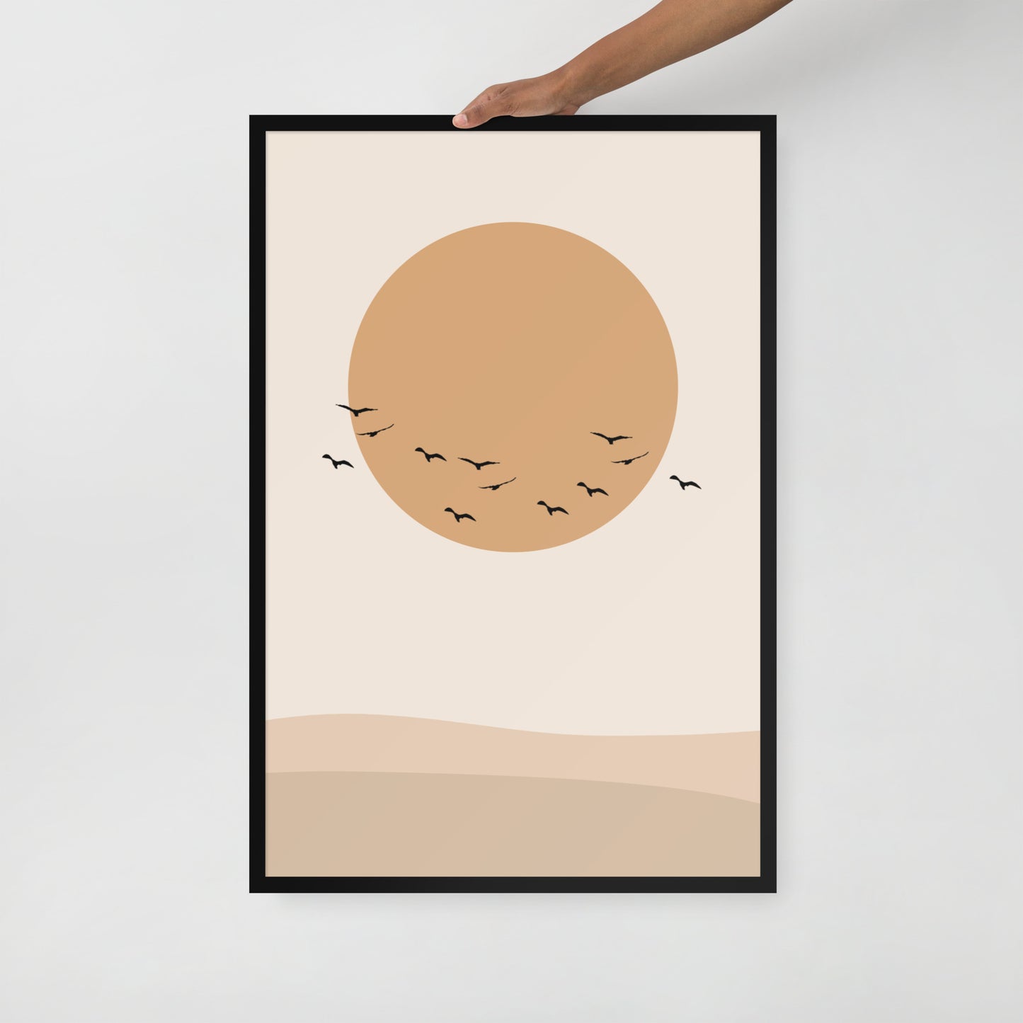DESERT SUN Framed poster