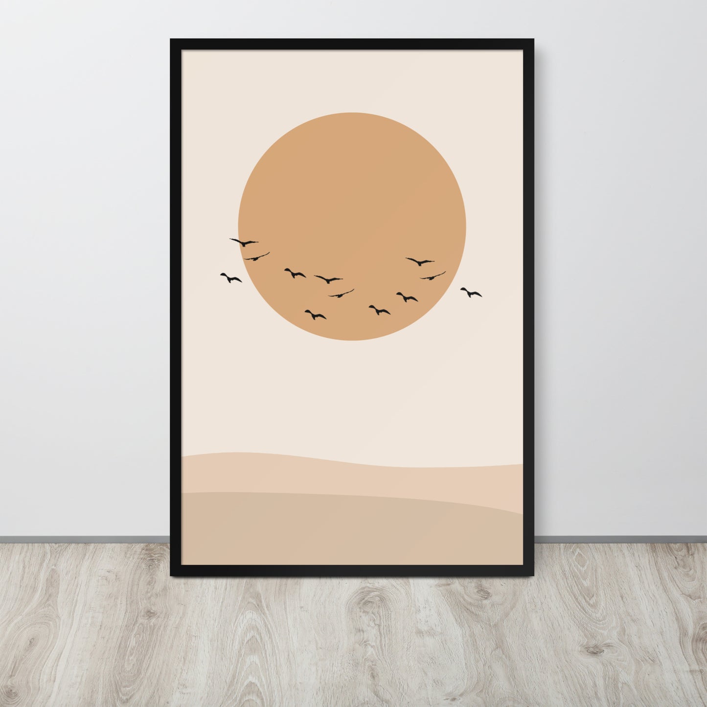 DESERT SUN Framed poster