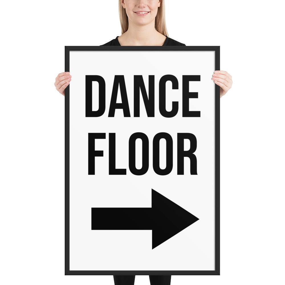 DANCE FLOOR Framed poster - ASHRILEYPRINTS