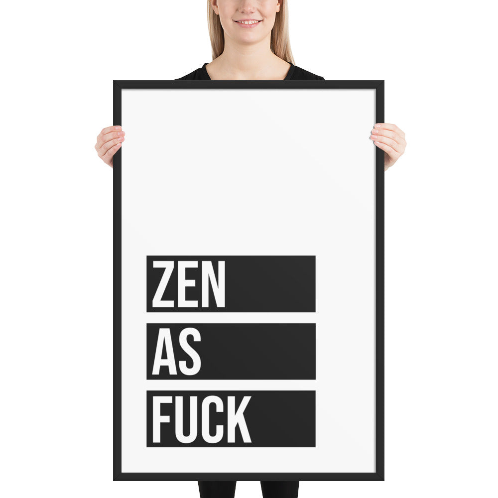 ZEN AS Framed poster - ASHRILEYPRINTS