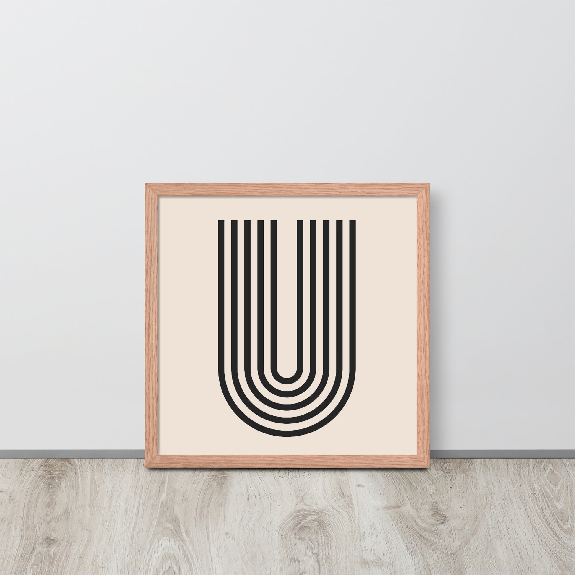GEOMETRIC LINE Framed poster - ASHRILEYPRINTS