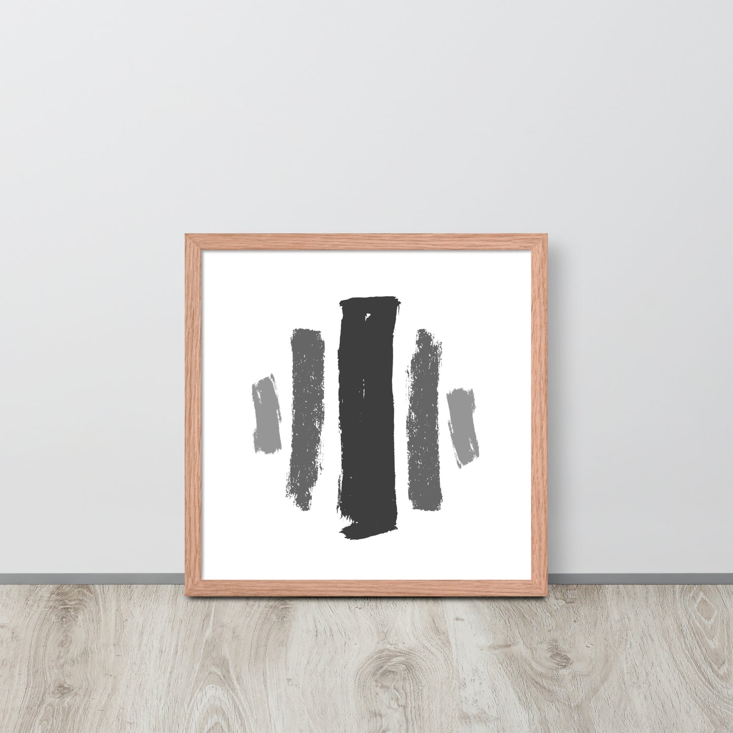 ABSTRACT BRUSH STROKES Framed poster - ASHRILEYPRINTS