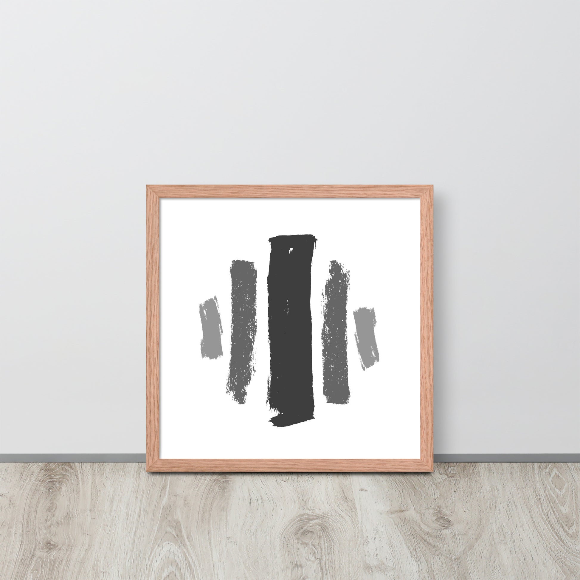 ABSTRACT BRUSH STROKES Framed poster - ASHRILEYPRINTS