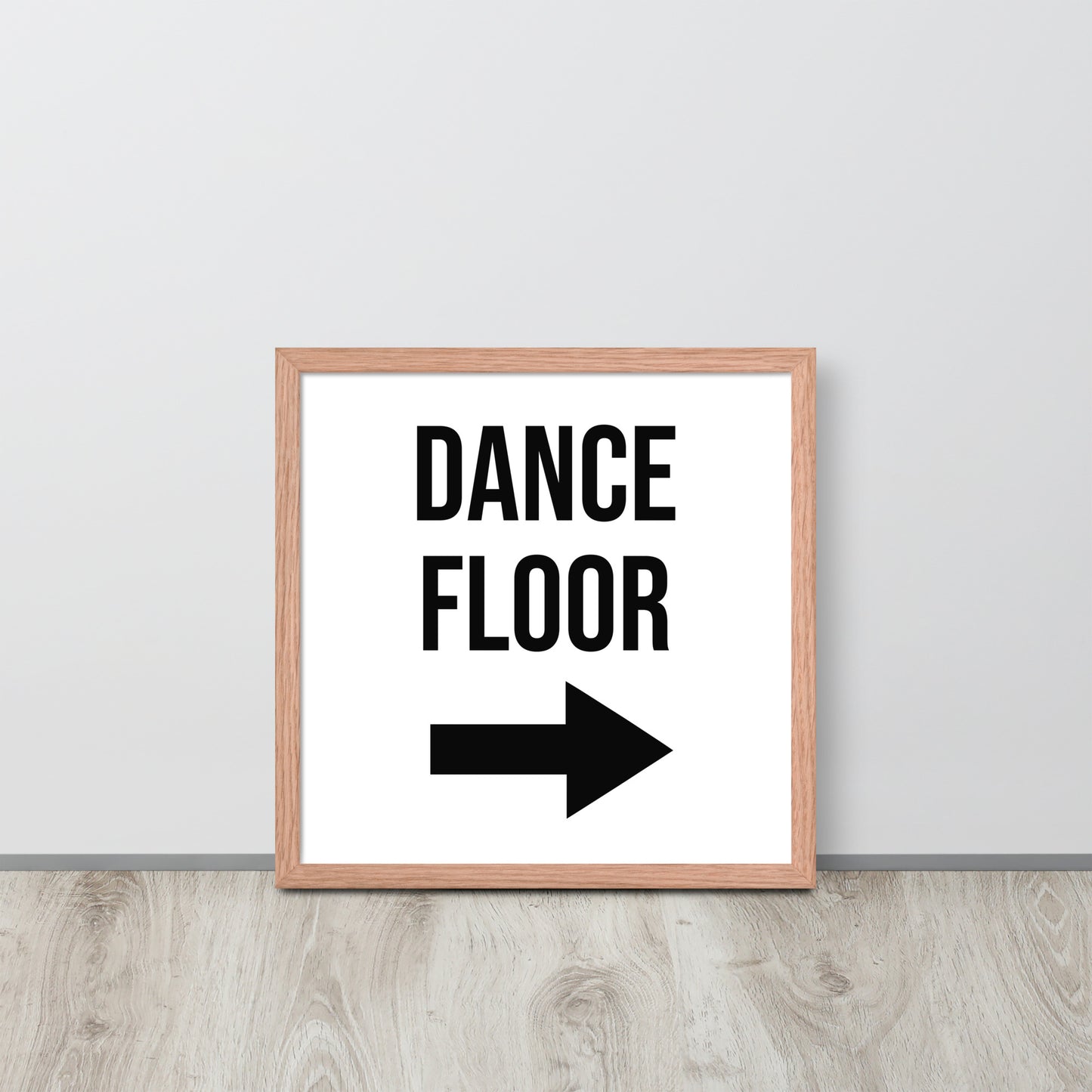 DANCE FLOOR Framed poster - ASHRILEYPRINTS
