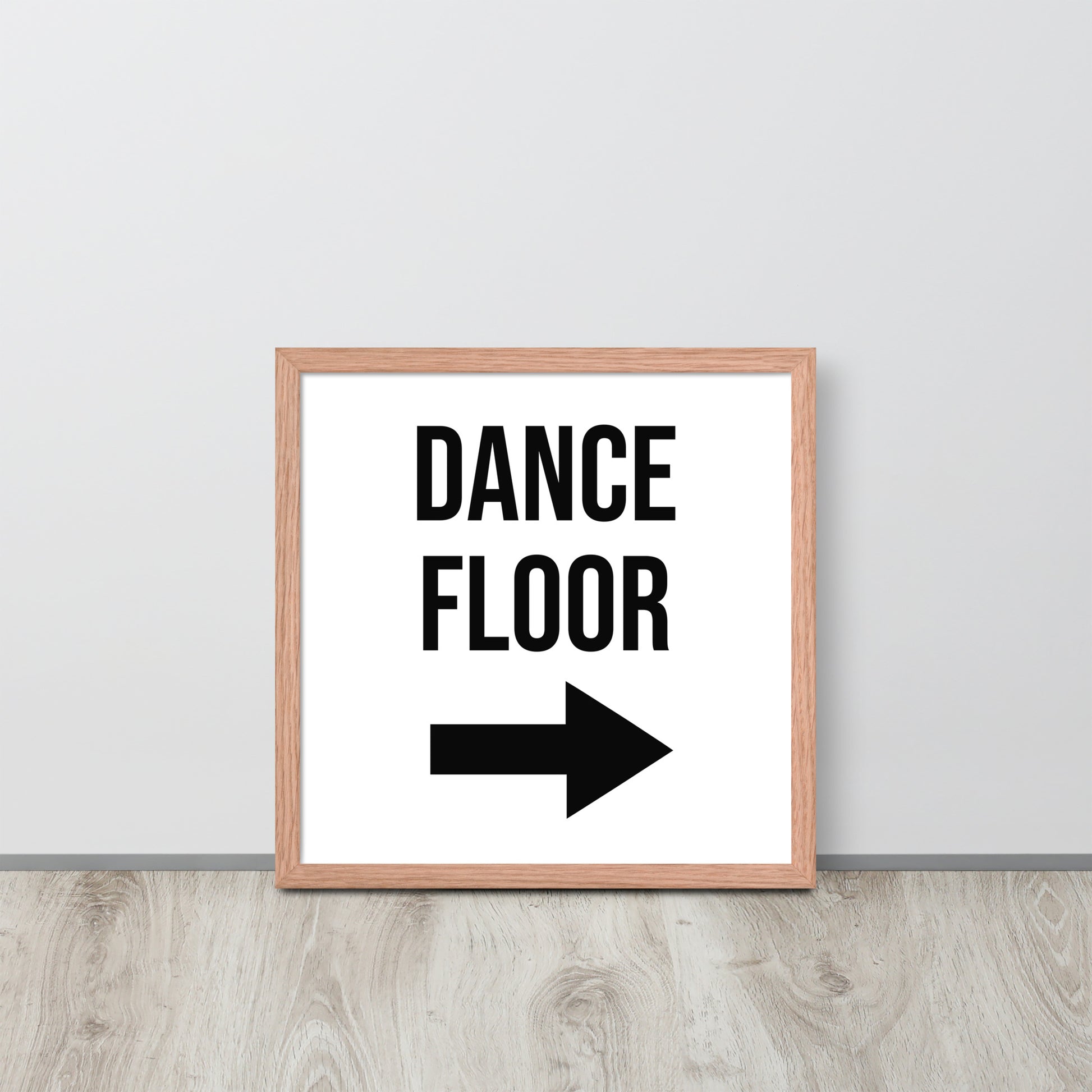 DANCE FLOOR Framed poster - ASHRILEYPRINTS