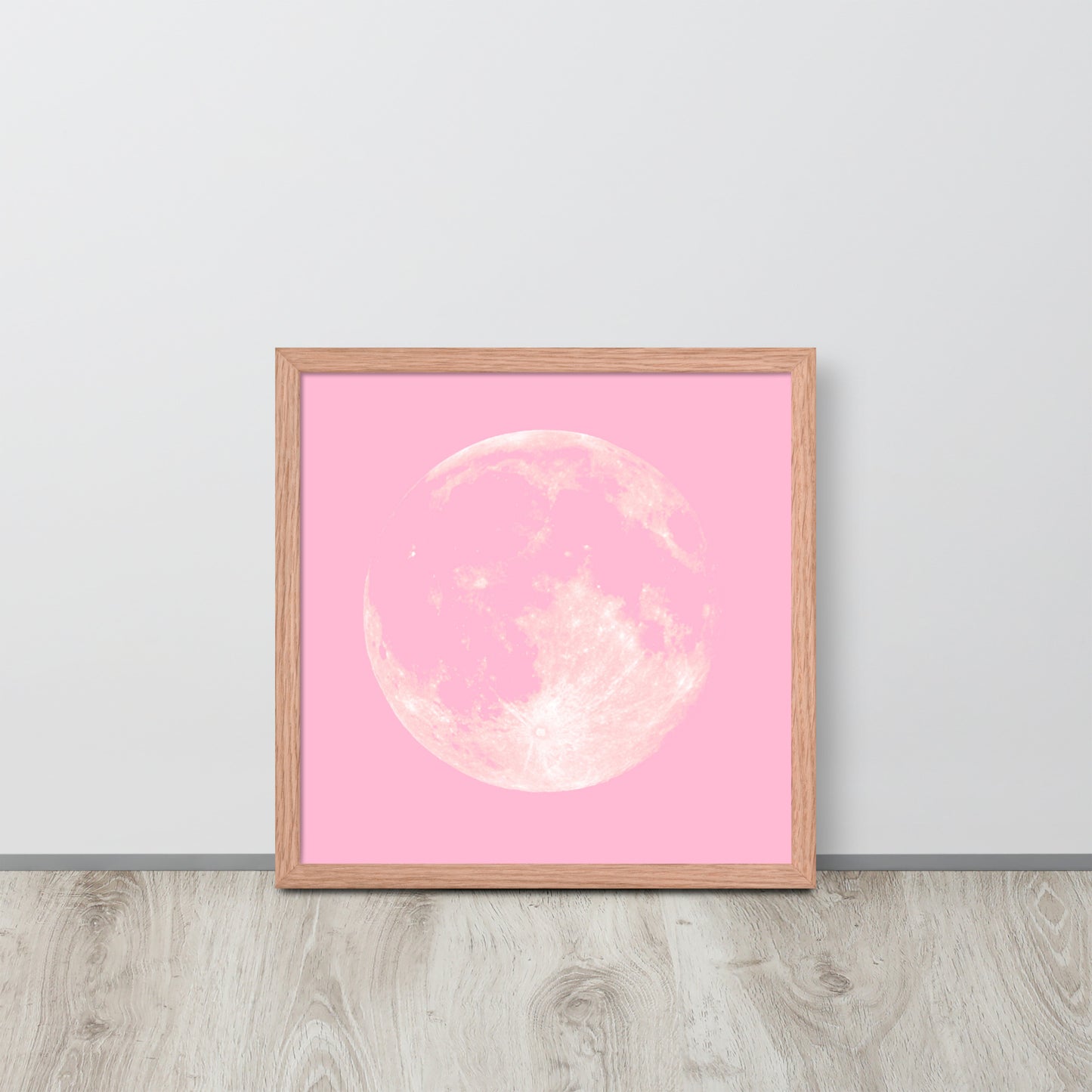PINK MOON Framed poster - ASHRILEYPRINTS