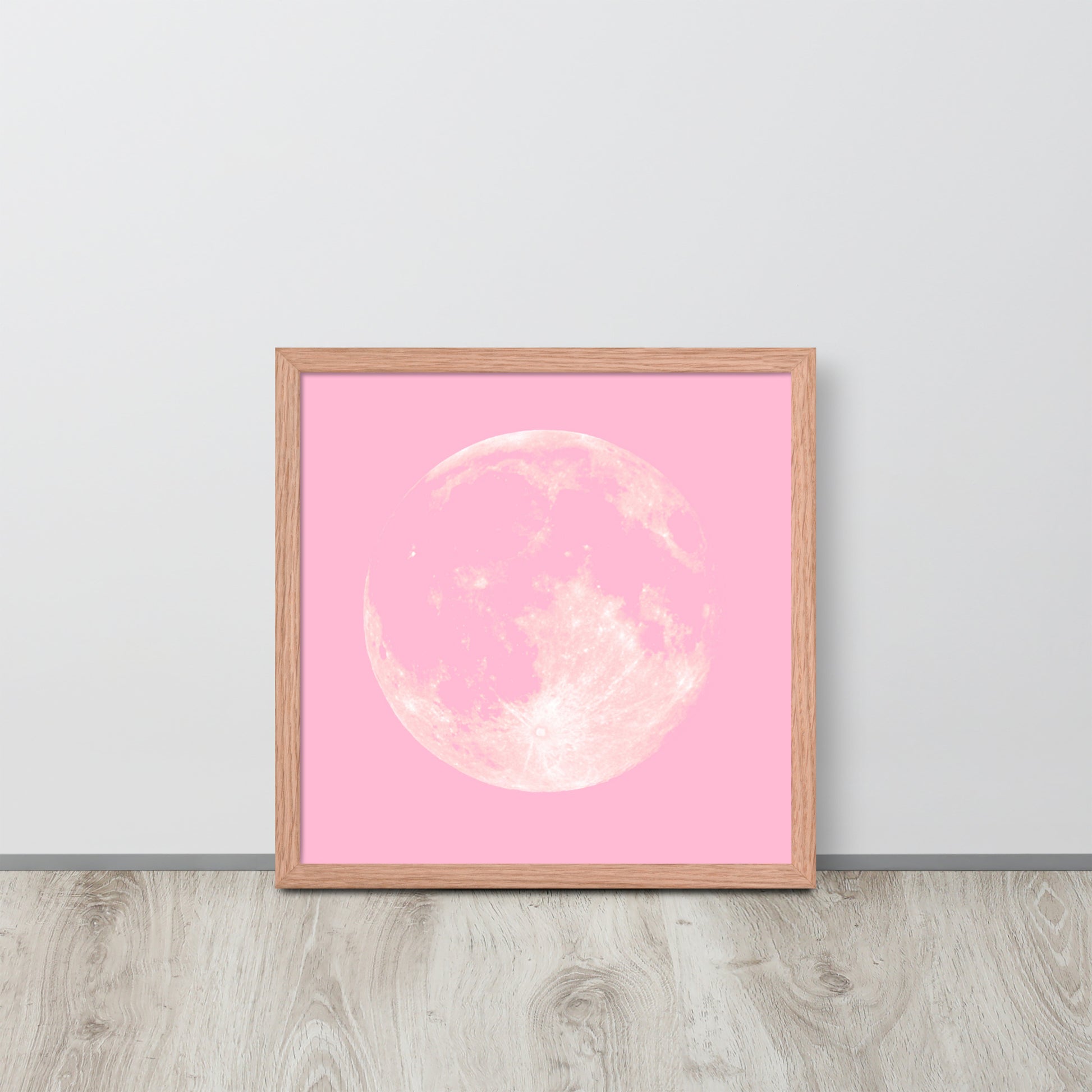 PINK MOON Framed poster - ASHRILEYPRINTS