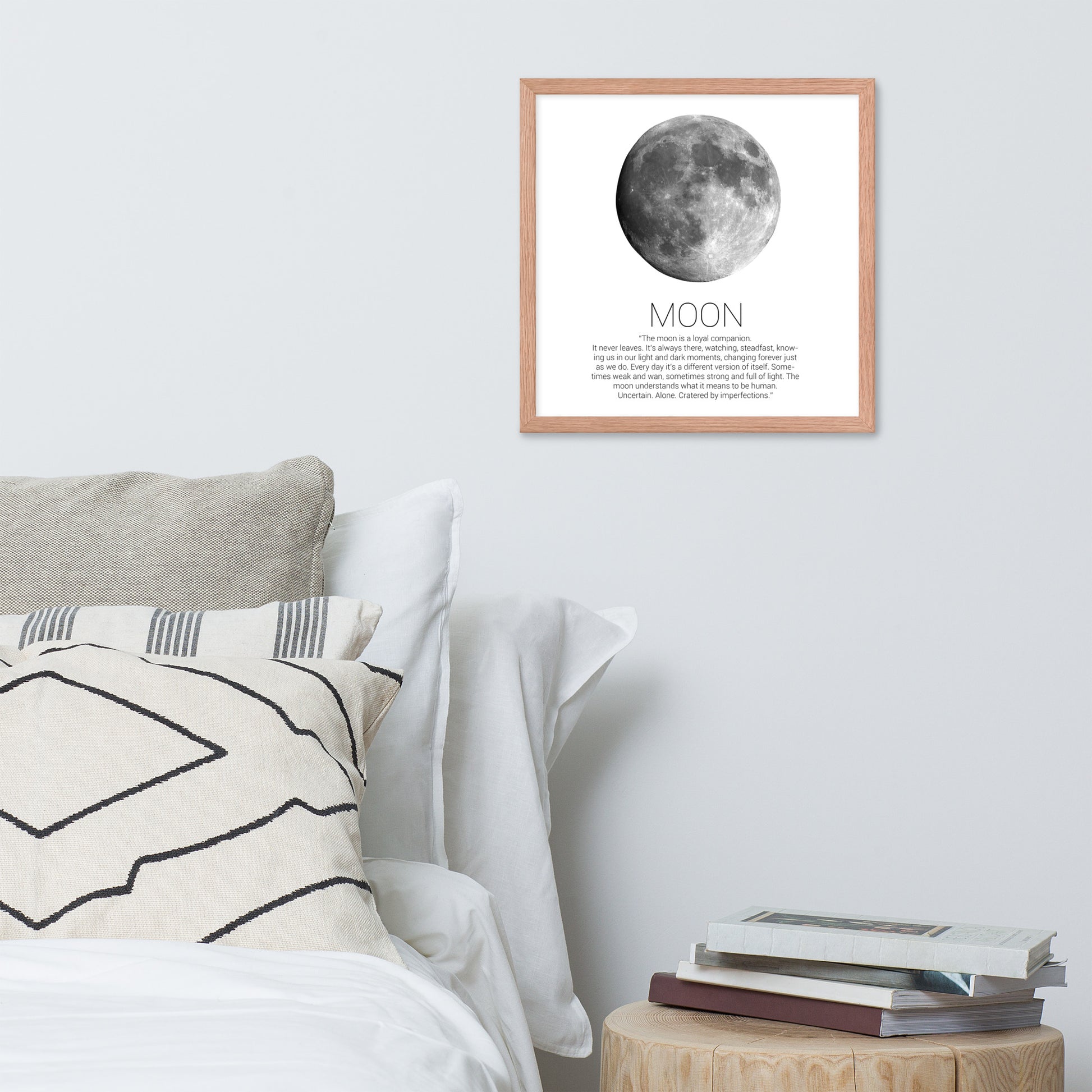 MOON Framed poster - ASHRILEYPRINTS