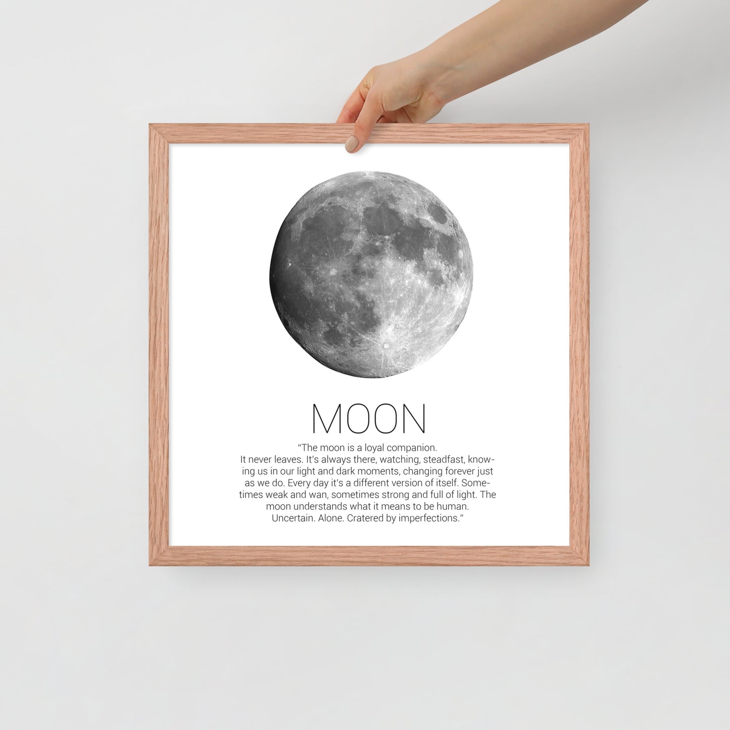 MOON Framed poster - ASHRILEYPRINTS