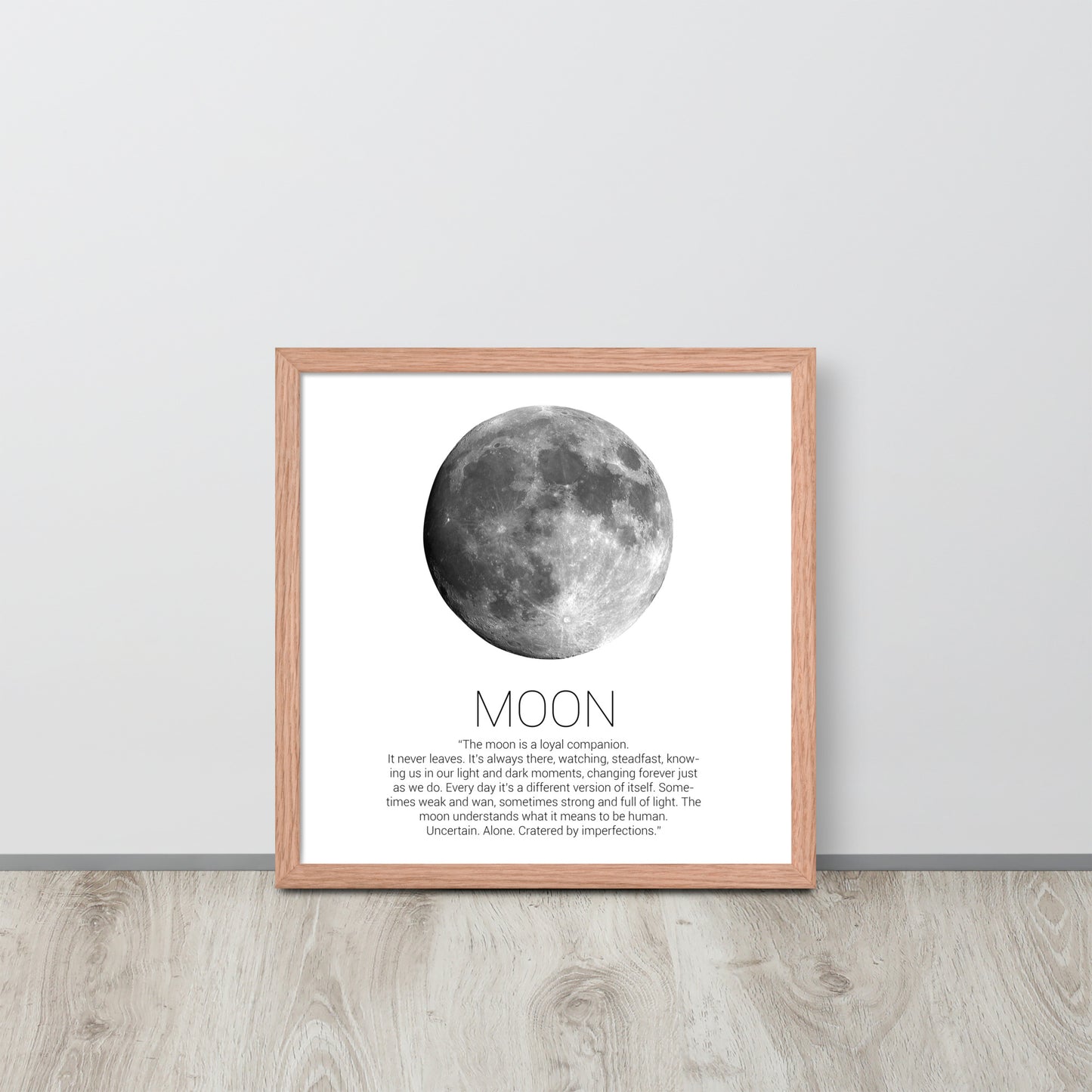 MOON Framed poster - ASHRILEYPRINTS