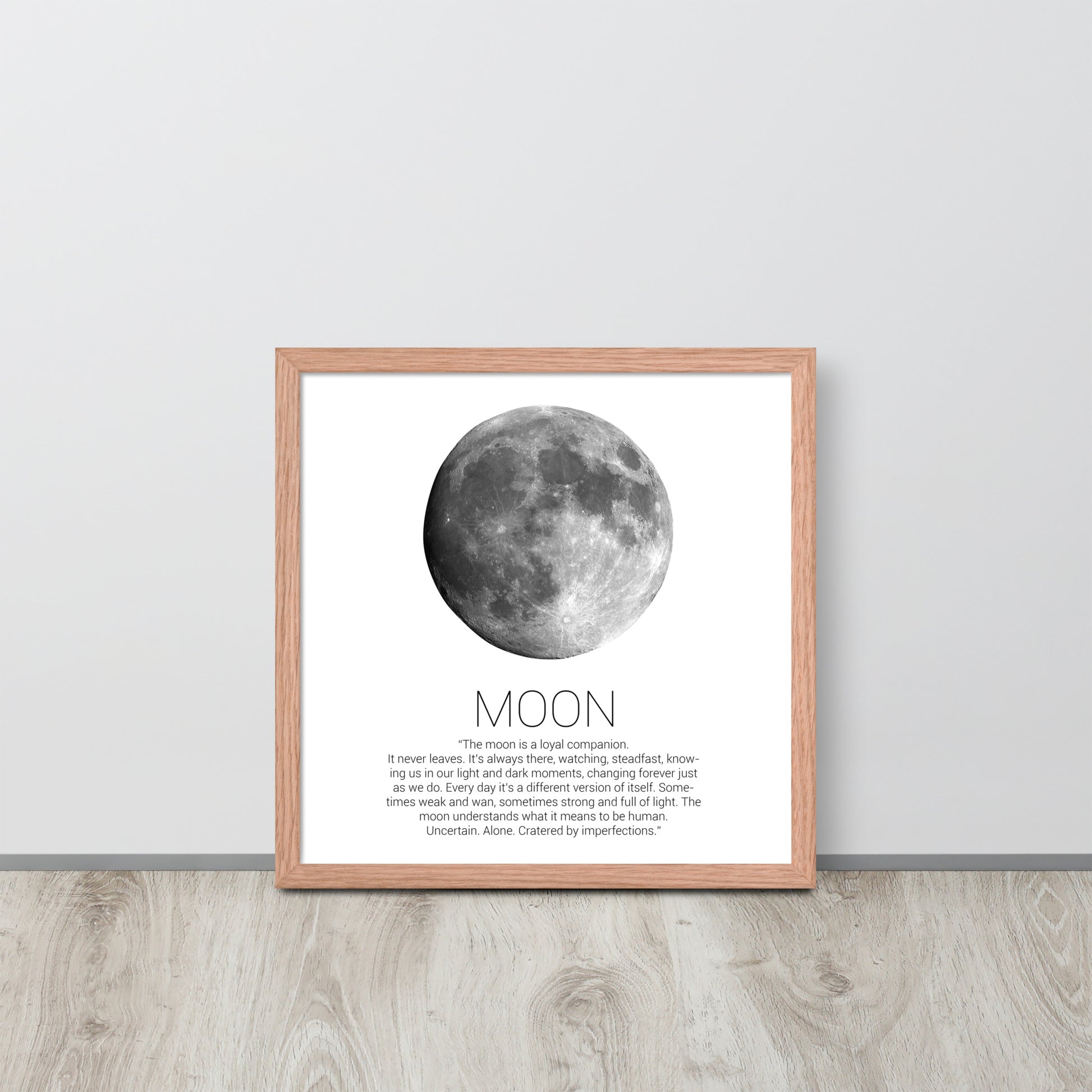 MOON Framed poster - ASHRILEYPRINTS