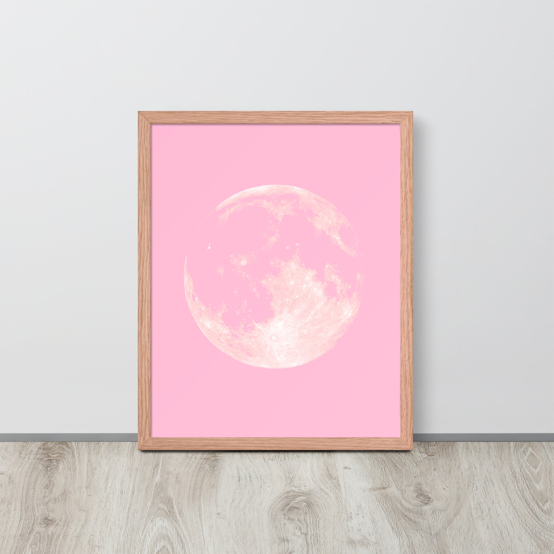 PINK MOON Framed poster - ASHRILEYPRINTS