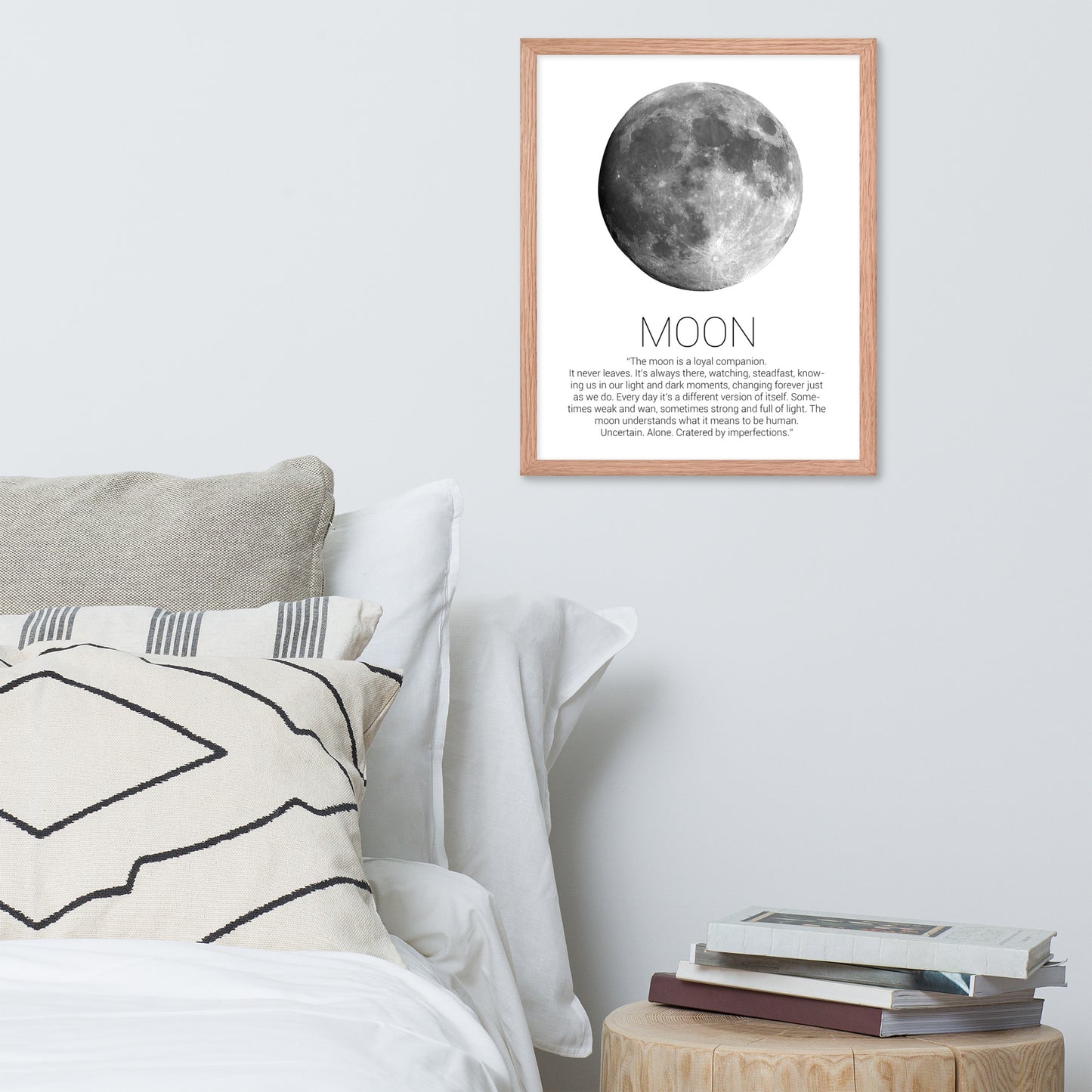 MOON Framed poster - ASHRILEYPRINTS