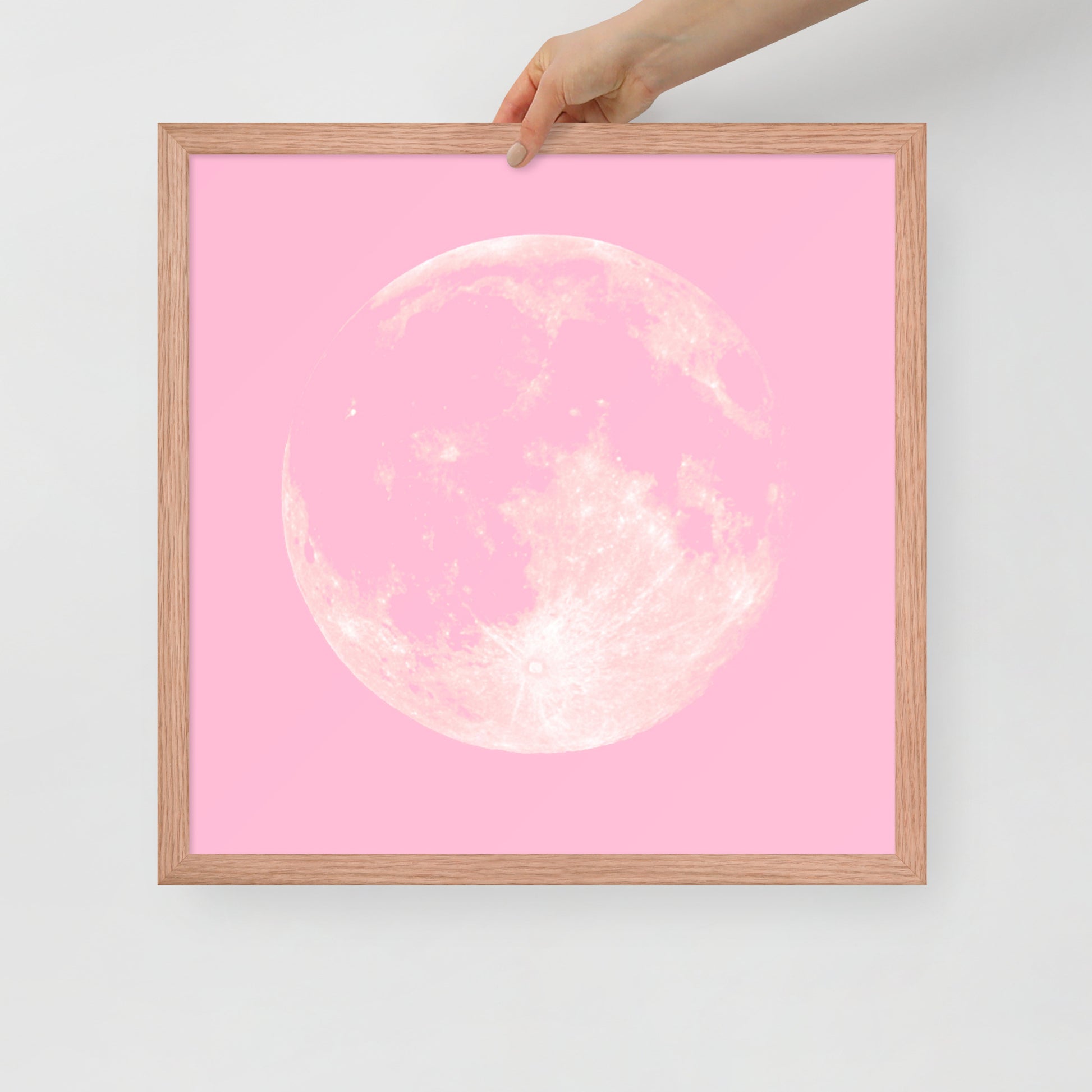 PINK MOON Framed poster - ASHRILEYPRINTS